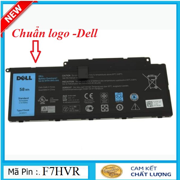 Pin Laptop Dell Inspiron 15-7537 17-7737 17-7746 14-7437 F7HVR 062VNH G4YJM ZIN CAO CẤP ( Dell 7537 )