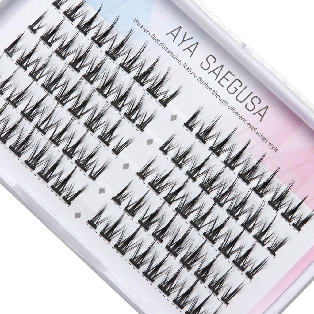 1 Cụm Lông Mi Giả Nối Dài Dày Tự Nhiên Phong Cách Lolita Nhật Bản DIY