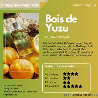 Thơm một chút - Nước hoa Karl Lagerfeld Bois de Yuzu [ Mẫu thử 10ml ]