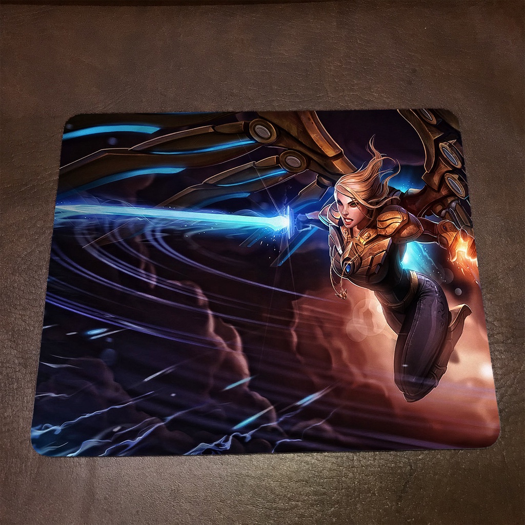 Lót chuột máy tính League of Legends KEYLE - Mẫu 1 Mousepad cao su êm ái, nhận in theo yêu cầu