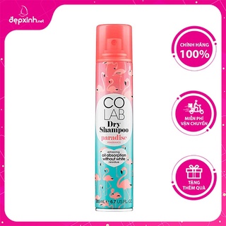 Dầu gội khô Colab Dry Shampoo Paradise Fragrance 200ml