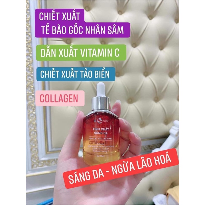 Tinh Chất Sáng Da Collagen BIOCOS - Dưỡng Ẩm ,Mờ Thâm ,Ngăn Ngừa Lão Hóa Da