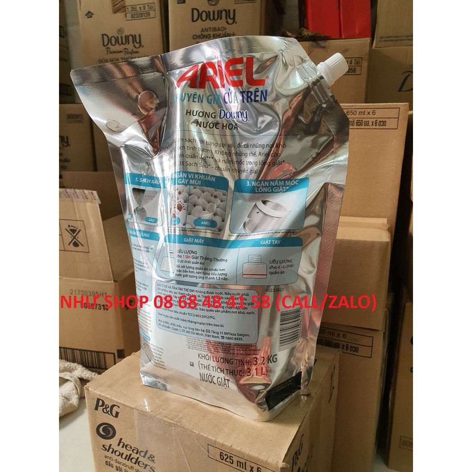 Nước giặt Ariel Matic mẫu mới 3.2kg HSD 20/04/2025