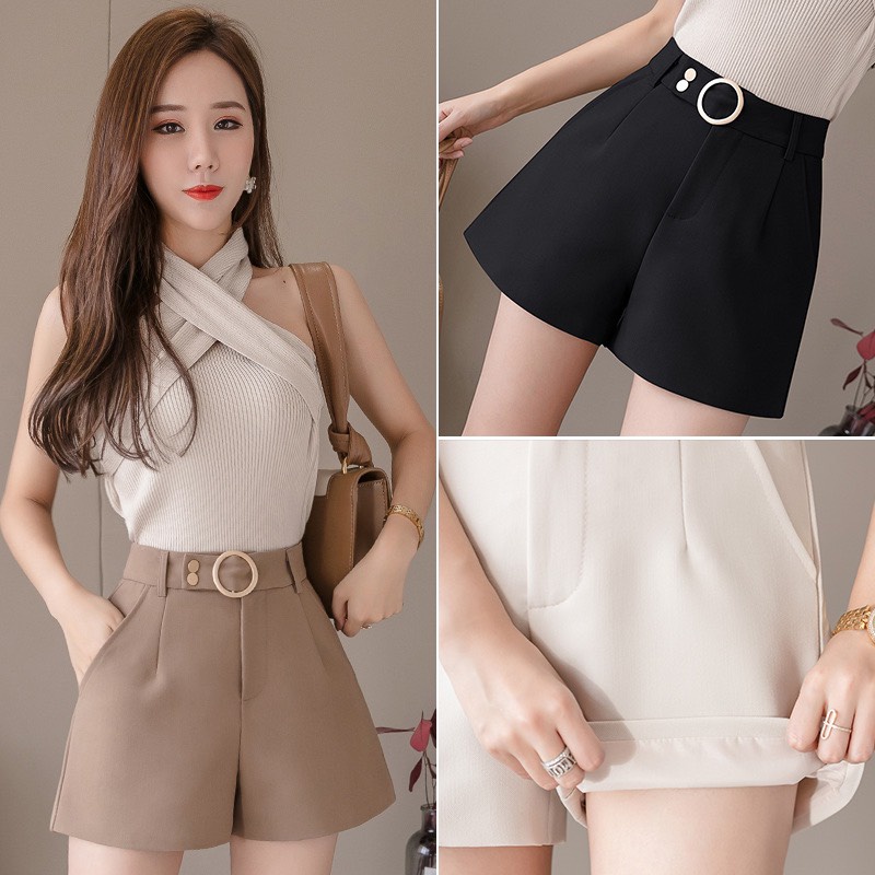 Quần sooc nữ, Quần short cao chất liệu tuyết mưa bigsize 40 - 75kg ( M04)