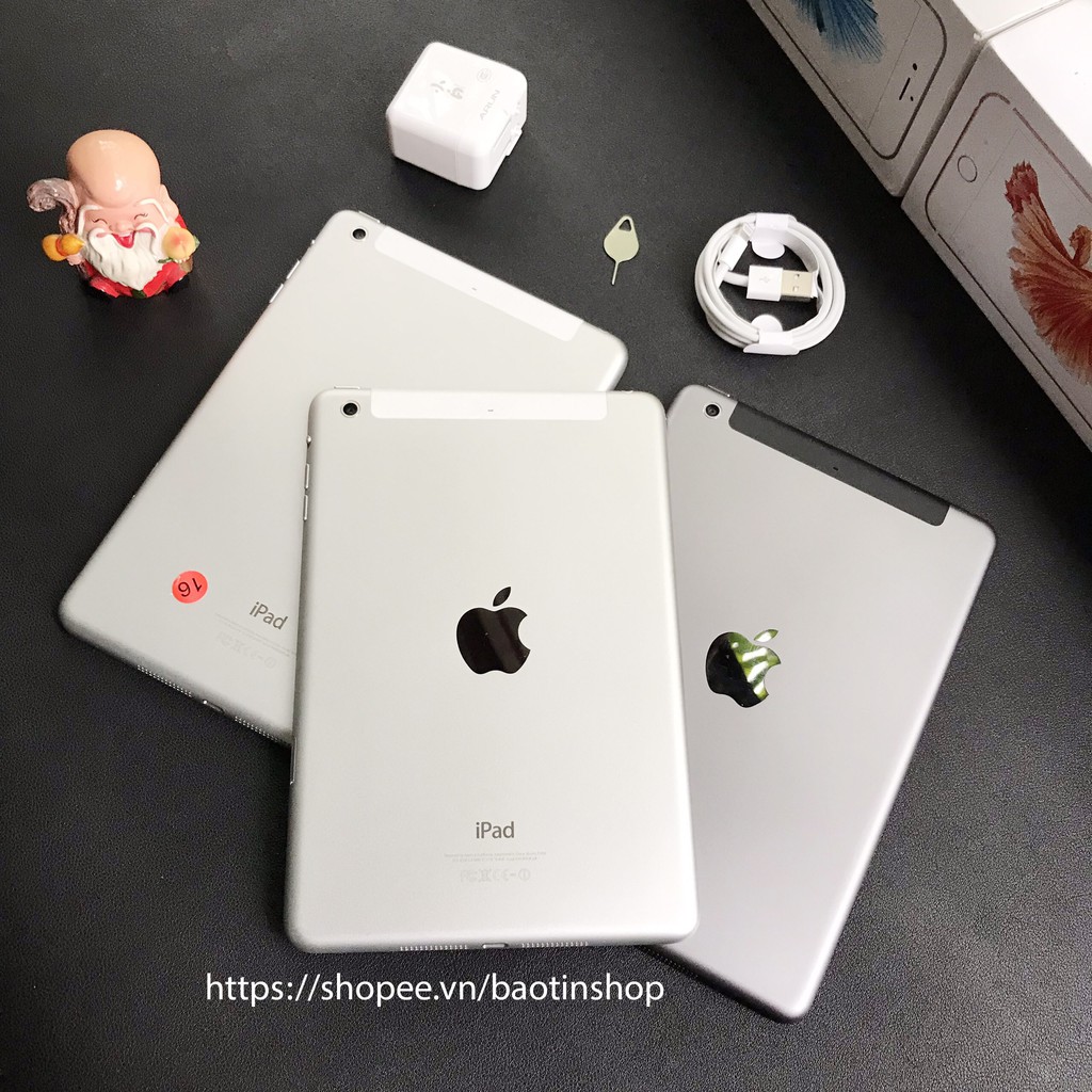 MÁY TÍNH BẢNG IPAD MINI 2 16/32/64/128GB WIFI + 4G ZIN ĐẸP 99% | BigBuy360 - bigbuy360.vn