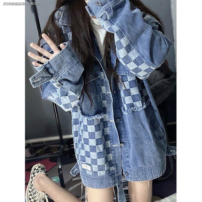 Áo Khoác Jean Phong Cách Retro Thời Trang Cho Nữ