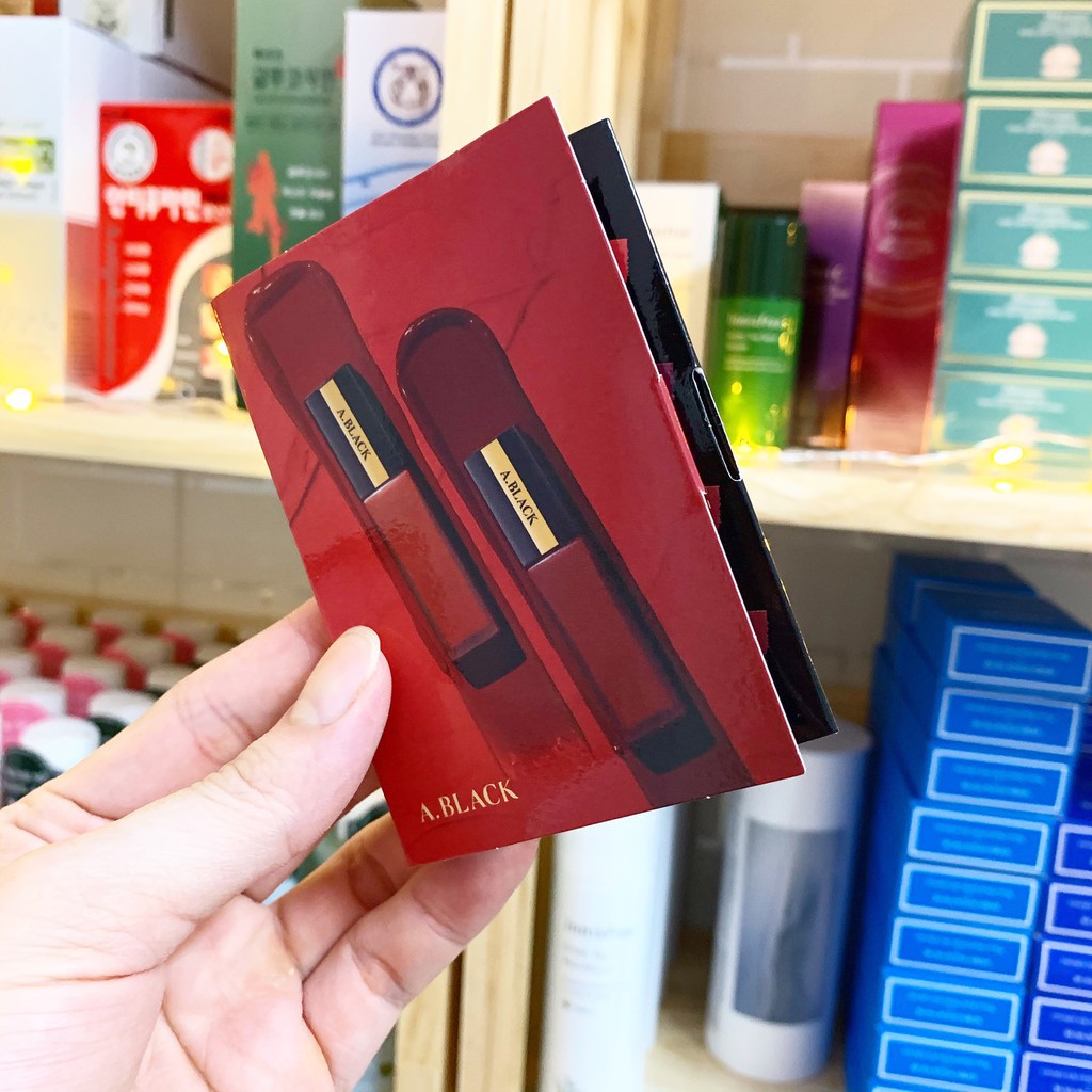 Thẻ test son A.Black 4 màu siêu lì mịn - CSTOREVN