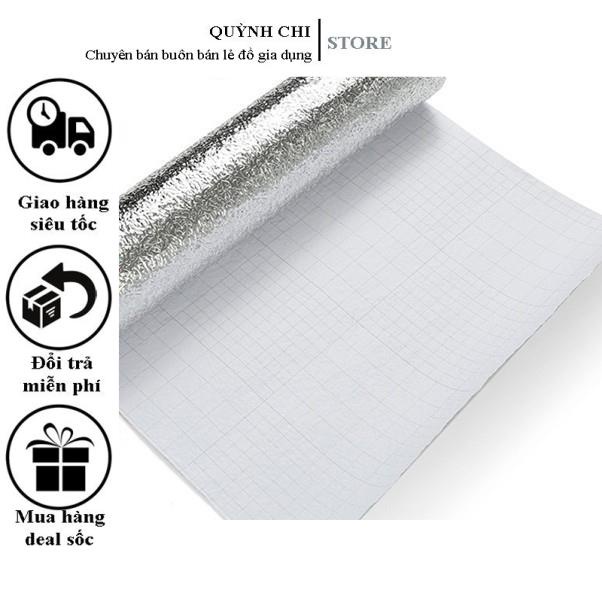 CUỘN GIẤY BẠC DÁN BẾP TRÁNG NHÔM GIỮ GÌN SẠCH SẼ MÀU VÀNG, BẠC