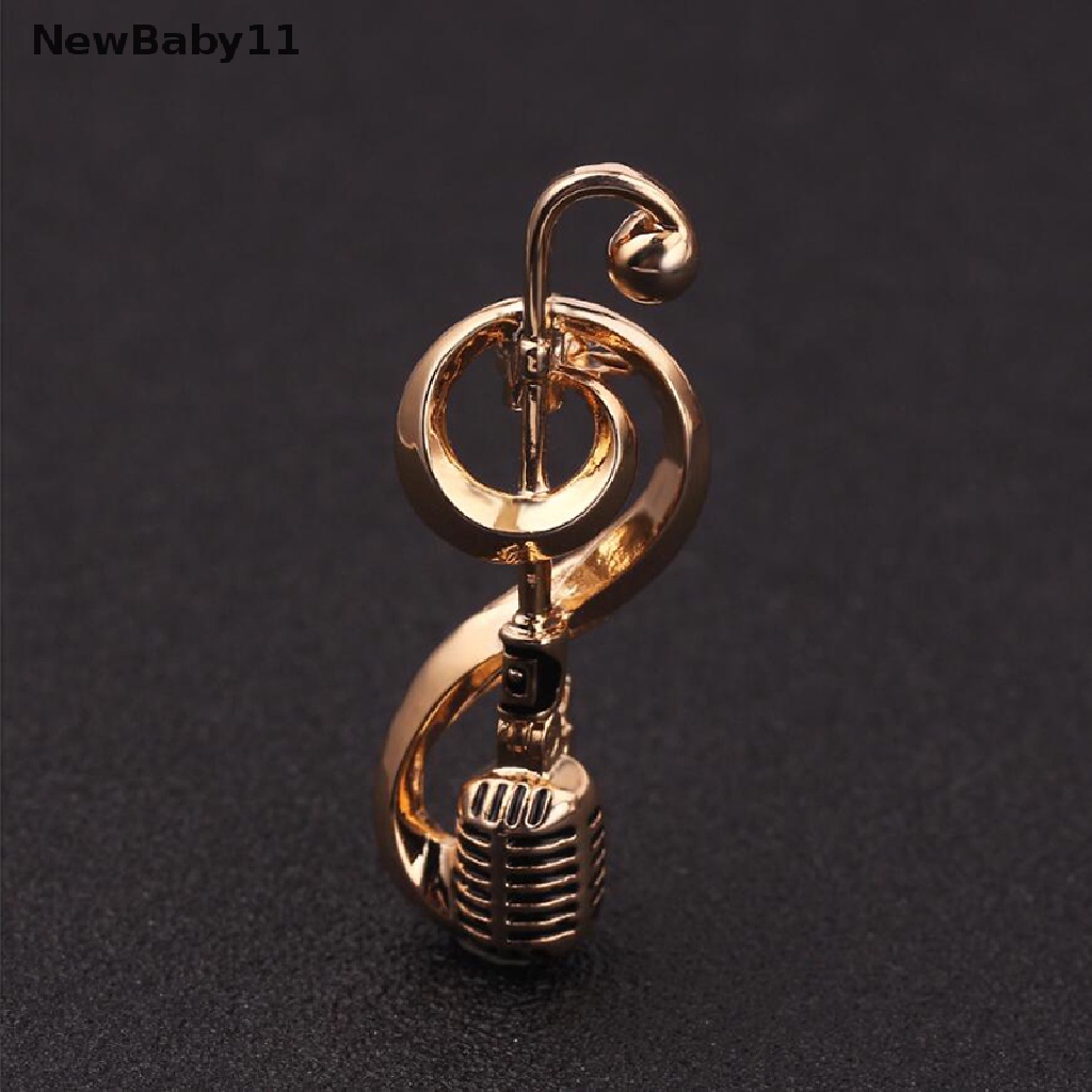 Ghim Cài Áo Hình Nốt Nhạc Cổ Điển Cho Nữ