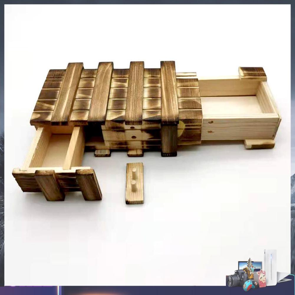 Đồ Chơi Mở Hộp Gỗ Kích Thích Trí Não Cho Bé