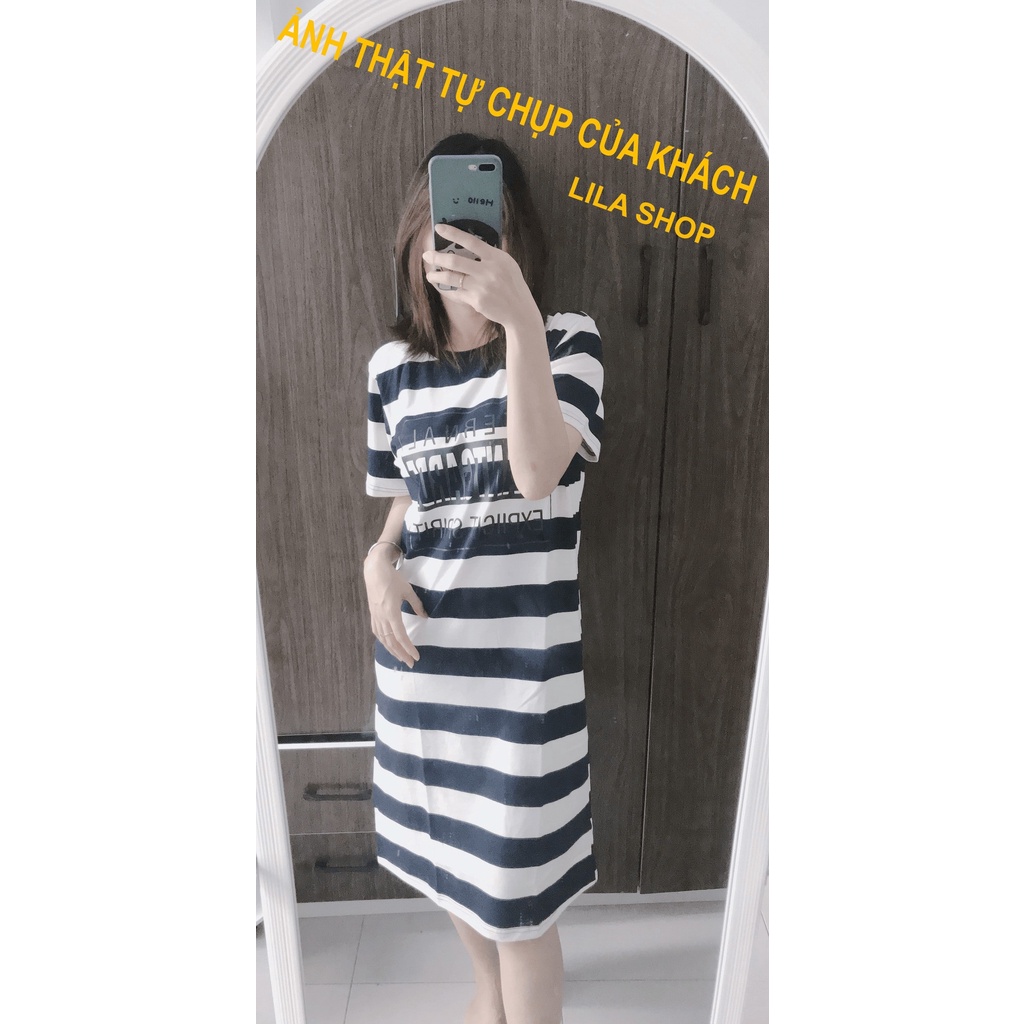 Đầm suông dáng dài form rộng hot nhất trong BST đầm nữ, chất cotton ( ảnh thật)