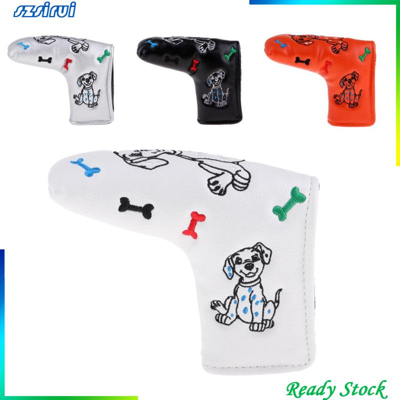 Vỏ Bọc Bảo Vệ Đầu Gậy Đánh golf Bằng Da pu Chống Thấm Nước Màu Trắng