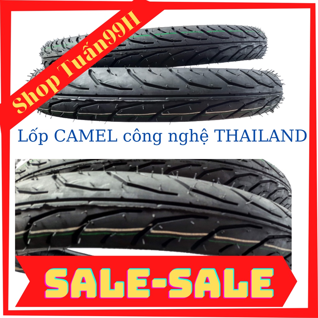 Vỏ Camel chính hãng loại dùng ruột size 50/100, 60/90, 70/90, 80/80-17