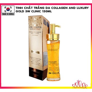 [Chính Hãng + mẫu mới] Tinh chất trắng da Luxury Gold 3W CLINIC 150ml