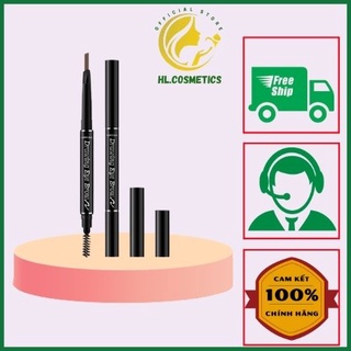 Chì kẻ mày lameila 02 đầu double effect - bút kẻ mày lameila