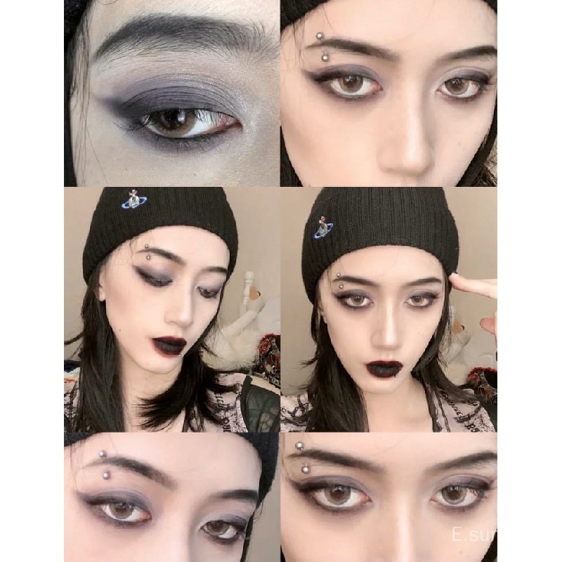 Bảng Phấn Mắt Roio Màu Khói Đậm Phong Cách Âu Mỹ Ánh Ngọc Trai Lấp Lánh | BigBuy360 - bigbuy360.vn