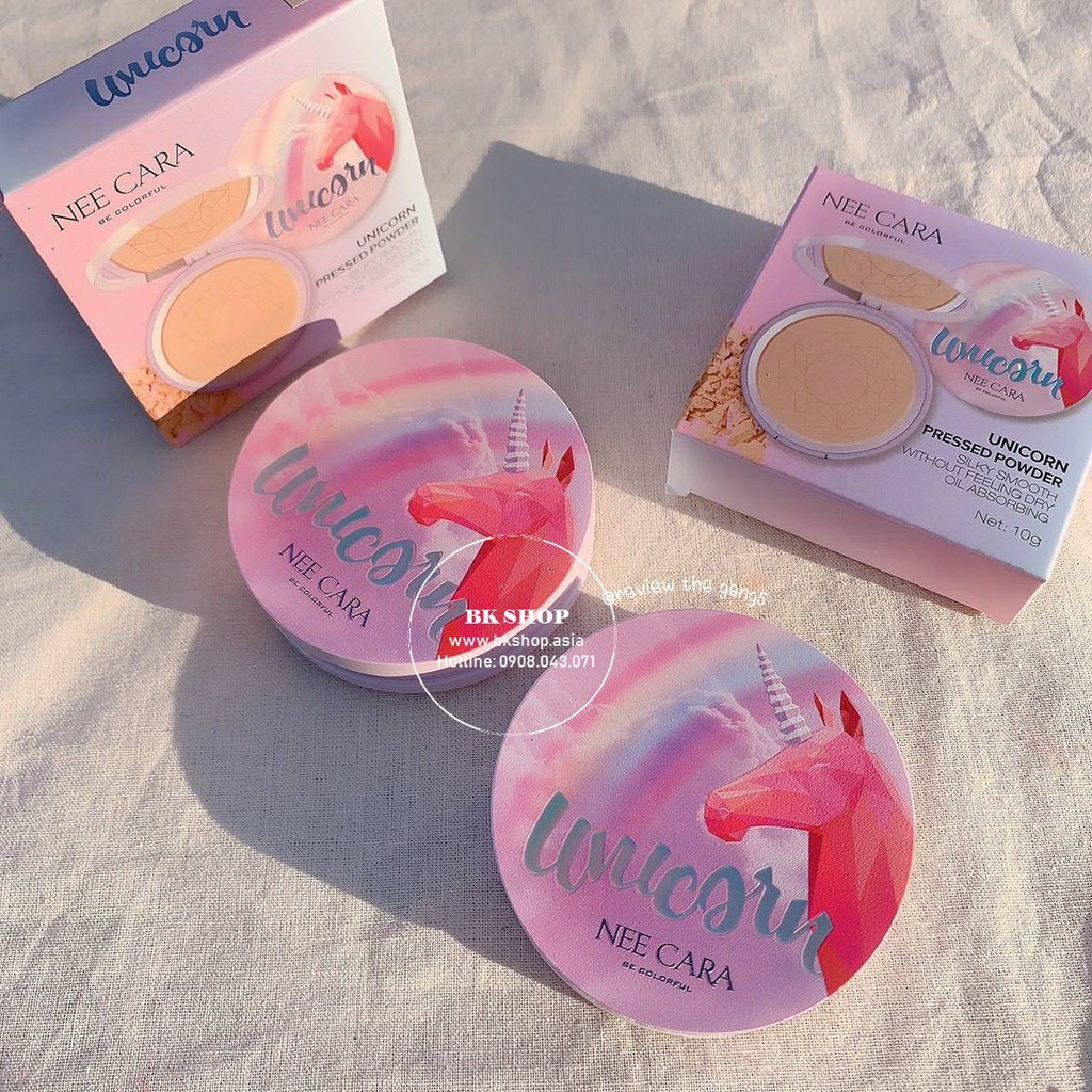 PHẤN PHỦ MỎNG MỊN NEE CARA UNICORN PRESSED N663 CHÍNH HÃNG - 7533