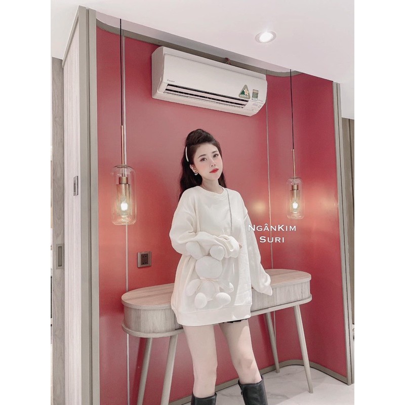 Set Áo gấu trắng tinh khôi