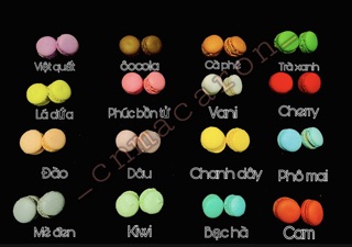 Combo 10 bánh macaron lớn ( 3-5cm )