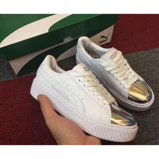 Giày puma bạc nữ siêu đẹp