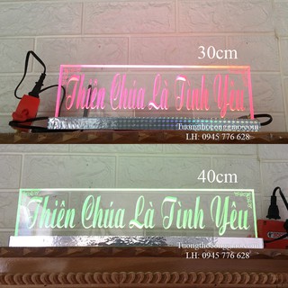 Chữ điện Thiên Chúa là tình yêu