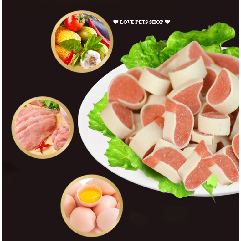 BÁNH THƯỞNG CHO CHÓ MÈO VỊ GÀ 110GRAM &quot;MẪU MỚI&quot; - LOVE PETS SHOP