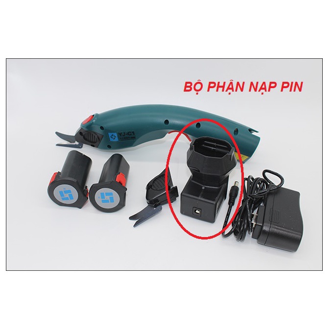 Phụ kiện PIN, SẠC máy cắt vải chuyên dụng cầm tay Lejiang YJ-C1