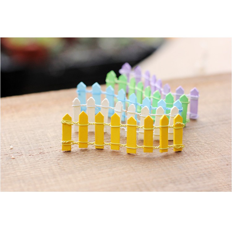 Mô Hình Hàng Rào 10x3cm 🌵FREESHIP🌵 Trang Trí Tiểu Cảnh, Sen Đá, Xương Rồng, Terrarium, Giao Màu Ngẫu Nhiên.