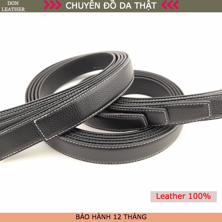 Dây Lưng Nam Thủ Công Viền Chỉ Nổi Da Bò Vân Sần Full 2 Mặt Cao Cấp  Hàng Loại 1