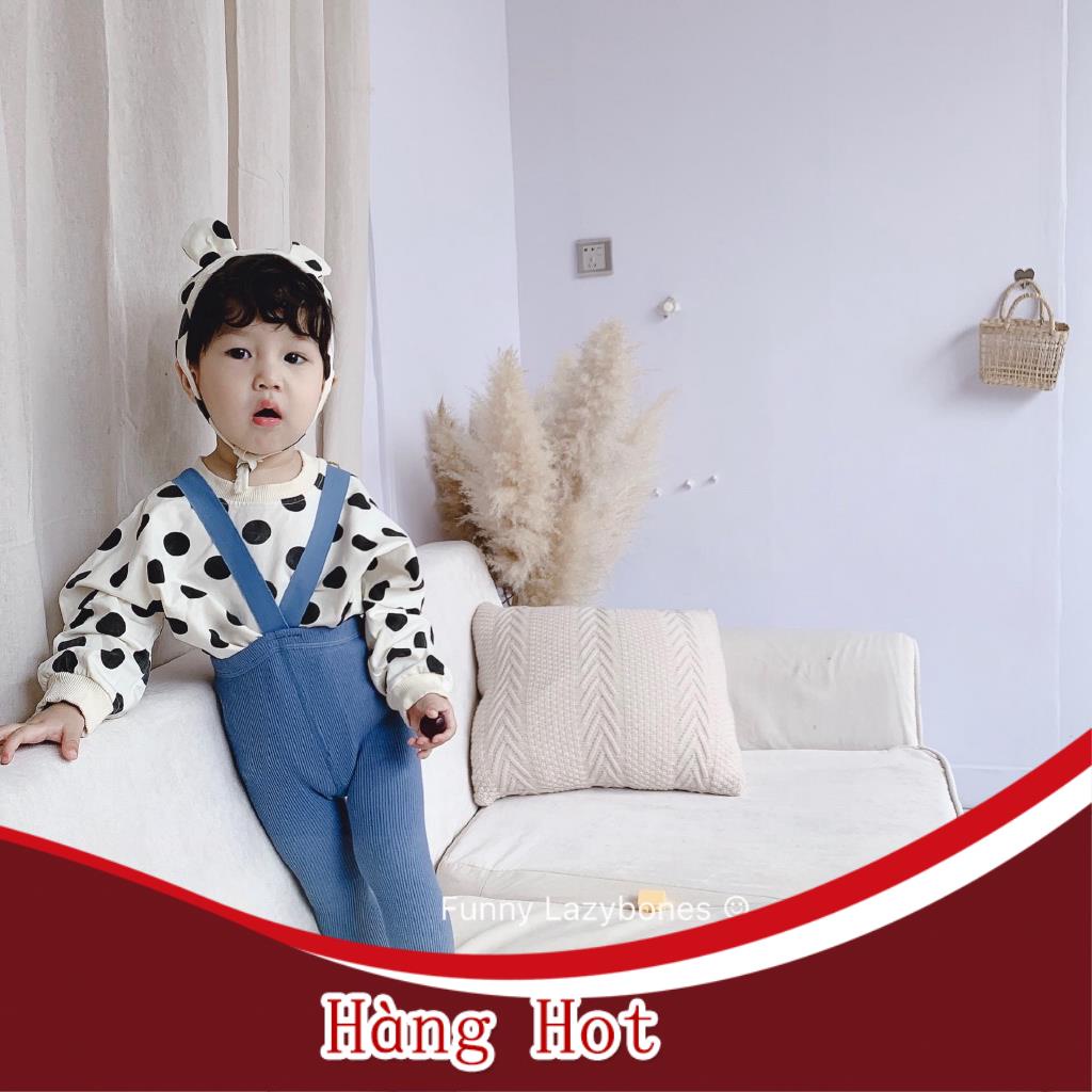 Quần yếm co giãn đáng yêu cho bé