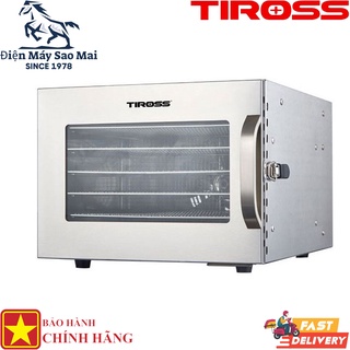 Máy sấy hoa quả thực phẩm Tiross 9683 6 khay sấy inox
