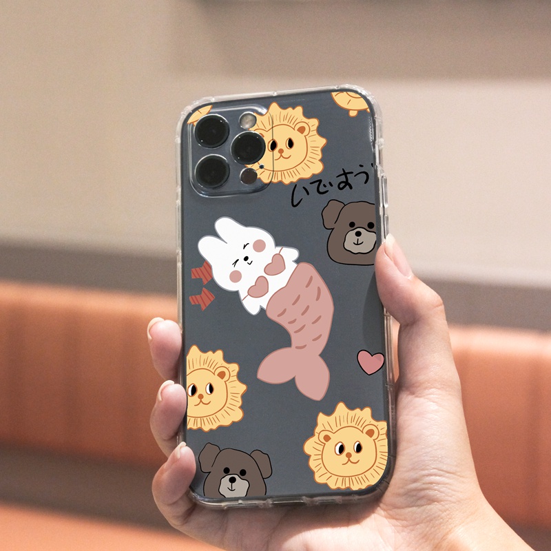 Suntaiho Ốp lưng iphone Ốp điện thoại TPU trong suốt viền vuông chống rơi toàn phần cho IPhone 13 12 11 PMax X Xs Max XR 8 7 6 6S Plus