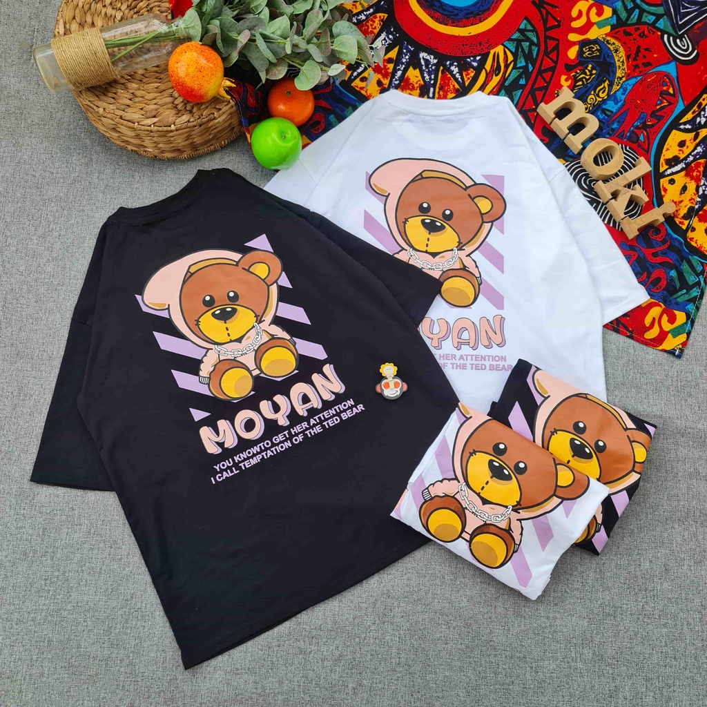 Áo phông áo thun nam nữ tay lỡ from rộng freesize chất cotton thoáng mát tự chon lựa mẫu mokishop