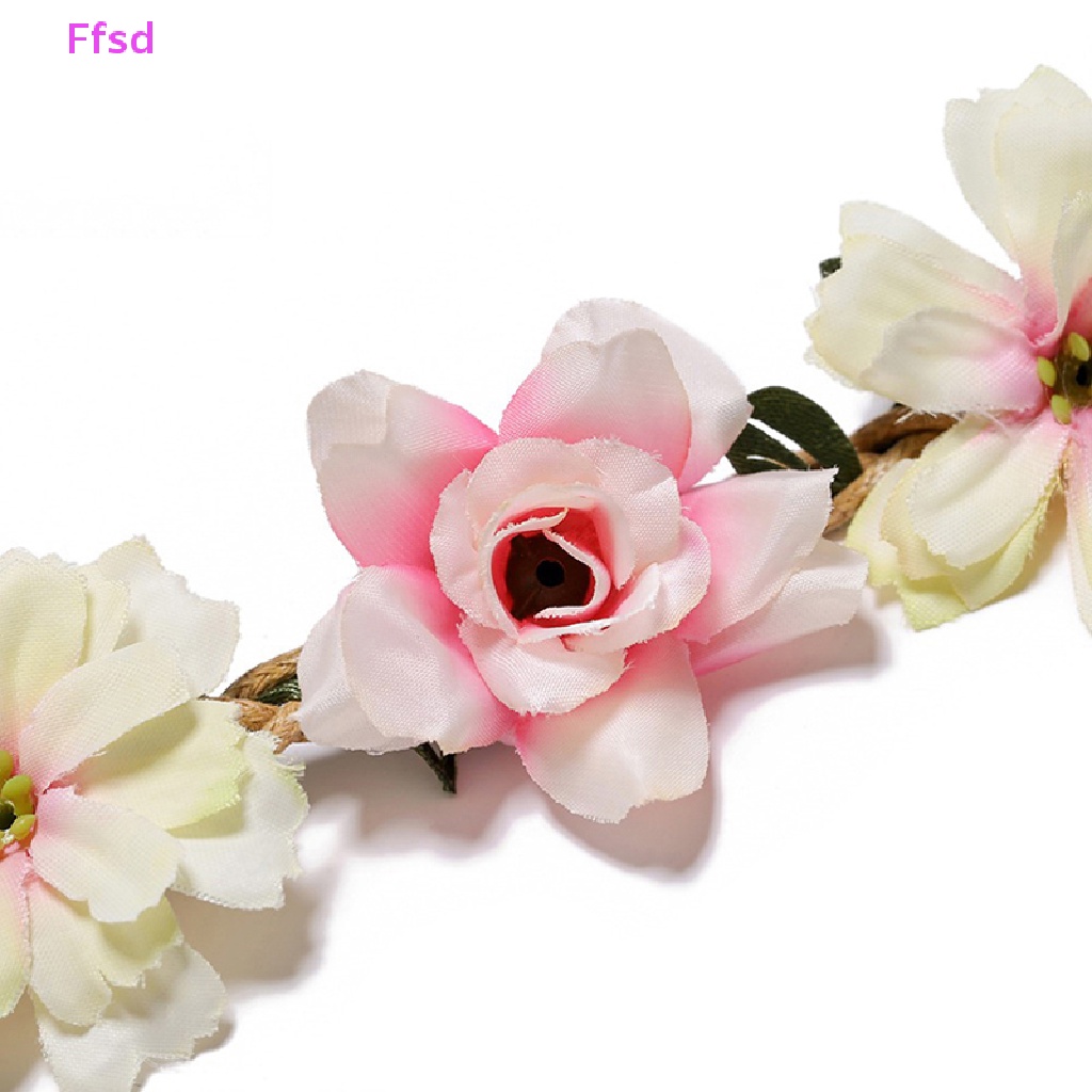 {Ffsd} Băng Đô Vòng Hoa Vương Miện Phụ Kiện Đi Biển Đám Cưới Cho Bé Gái Mới * Bán Chạy
