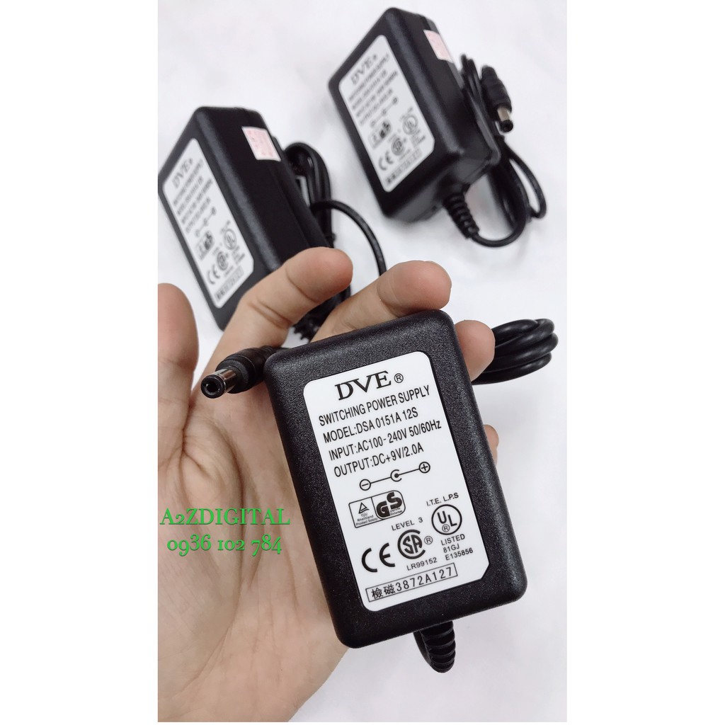 POWER ADAPTER 9V - 2A JACK CẮM SẠC ĐẦU TRÒN 5.5mm