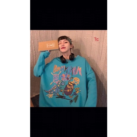 Áo nỉ khủng long hoa TC6