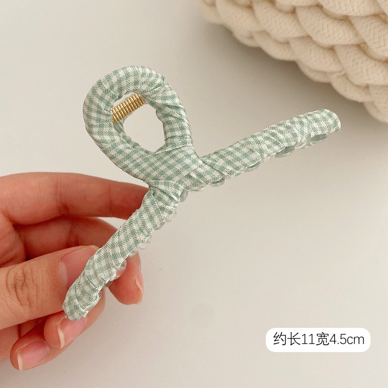 Kẹp Tóc Vải Cỡ Lớn Đơn Giản Thời Trang Mùa Hè Mới Đa Năng Cho Nữ