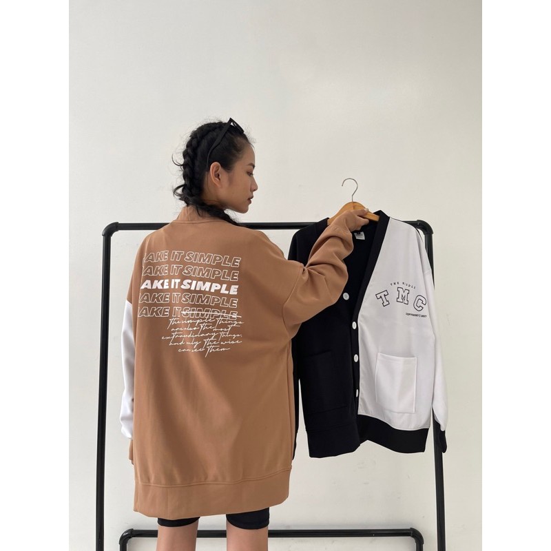 Áo CARDIGAN UNI (có 2 màu) THE MIDDLE