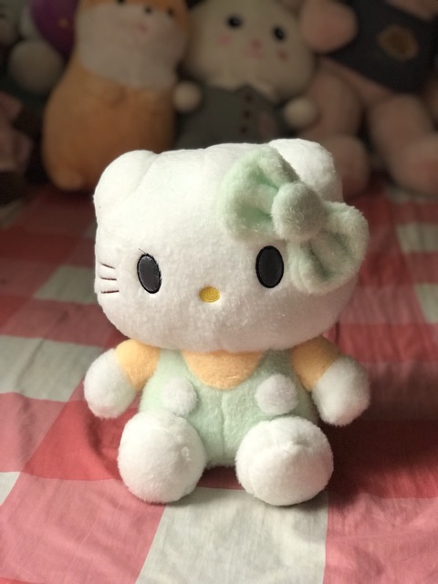 Gấu bông mèo Hello kitty lông xù hàng cao cấp