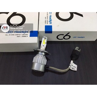Led c6 headlight 36w / 3600lm - ánh sáng trắng chân h4 - caoducracing