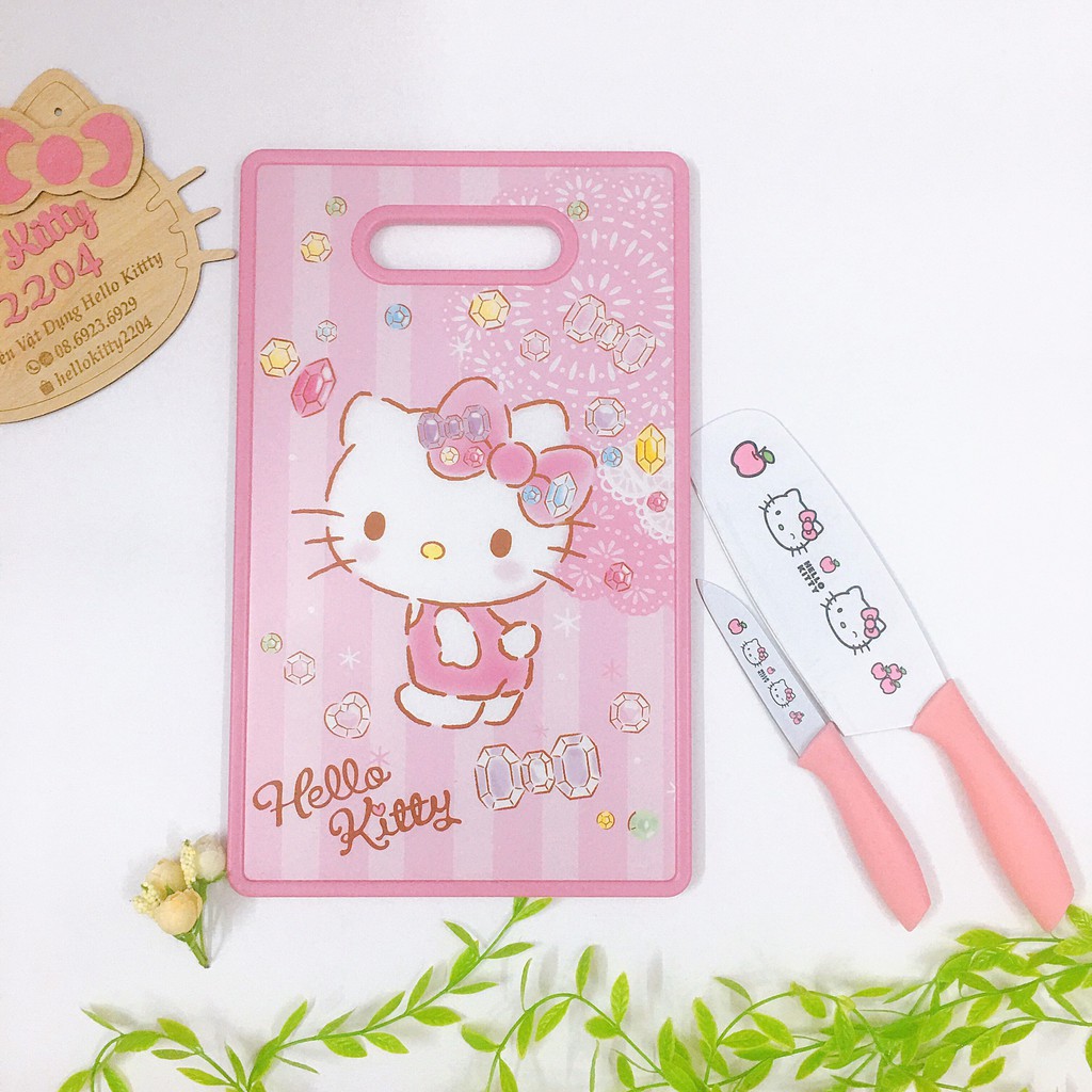 Thớt 37*23cm Hello Kitty