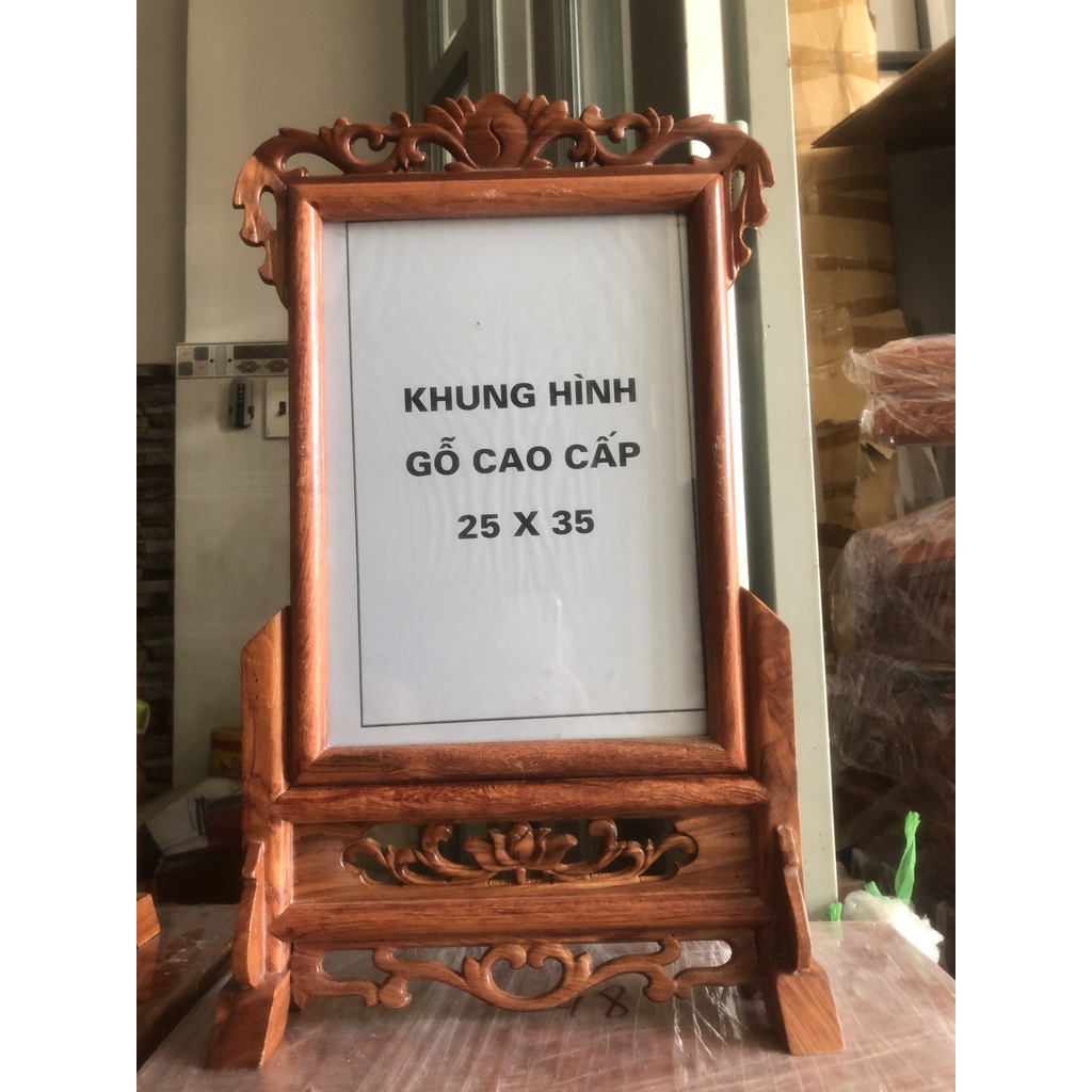 KHUNG HÌNH THỜ GỖ HƯƠNG , GỖ CAO CẤP , NGUYÊN KHỐI