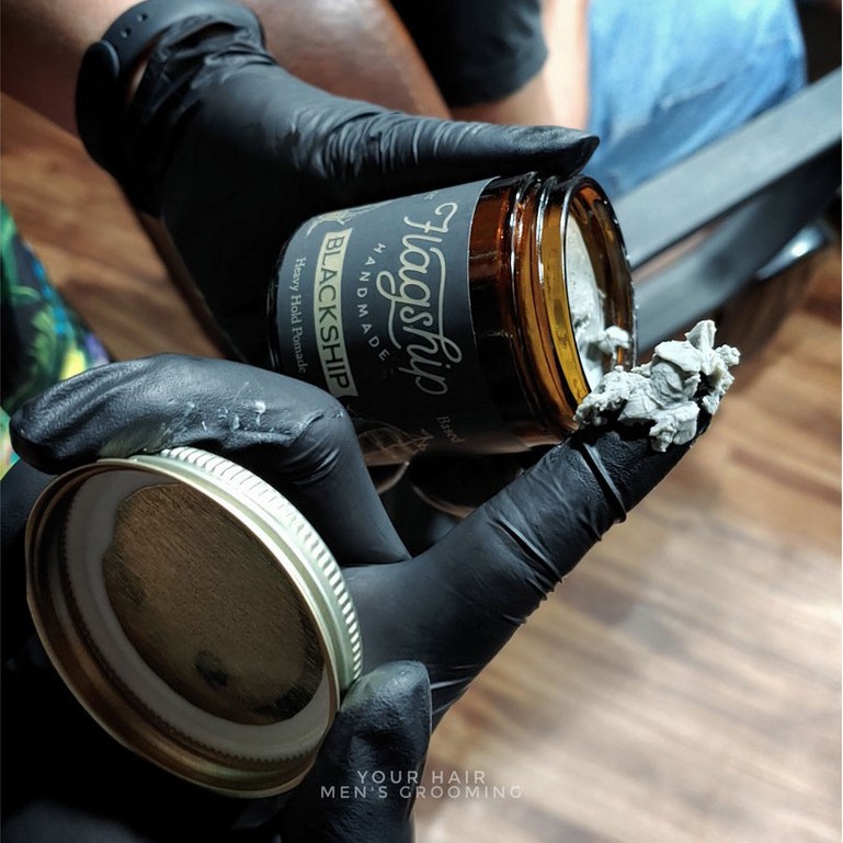 Sáp tạo kiểu Flagship Black Ship Water Based Pomade 113g