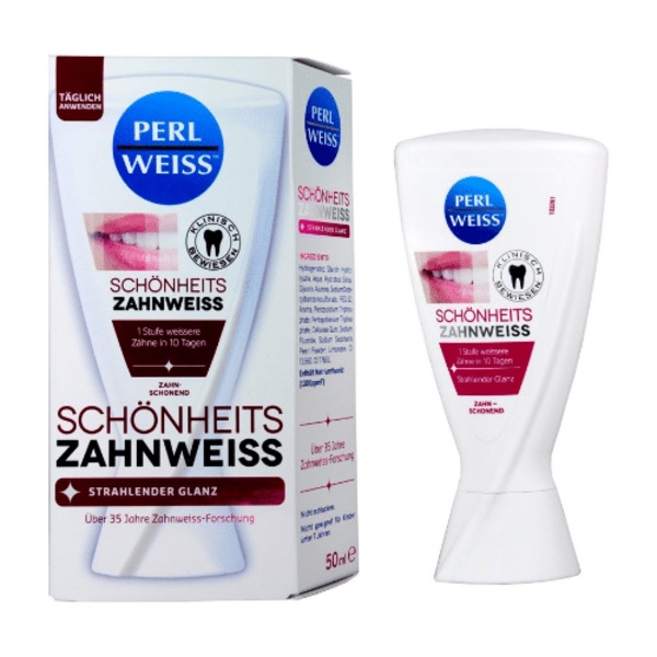 Kem Đánh Răng Trắng Răng Perlweiss, 50ml Hàng Đức