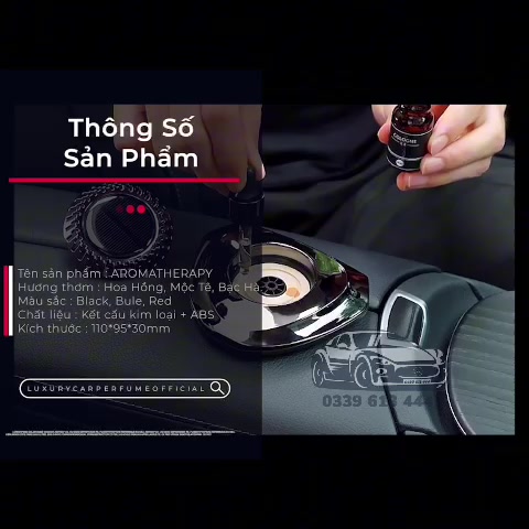 Nước hoa ô tô cao cấp chính hãng nhập khẩu Pháp hương thơm tự nhiên, tự động khuếch tán | BigBuy360 - bigbuy360.vn