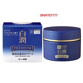 Kem dưỡng trắng da cao cấp HadaLabo Shirojyun Premium Medicated Deep Whitening Cream 50g