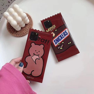 Ốp điện thoại hoạ tiết gấu dễ thương dành cho iphone 11 pro max Xr Xs max X