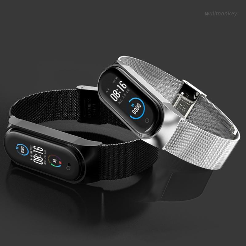 Dây đeo inox cho đồng hồ thông minh Xiaomi Mi Band5