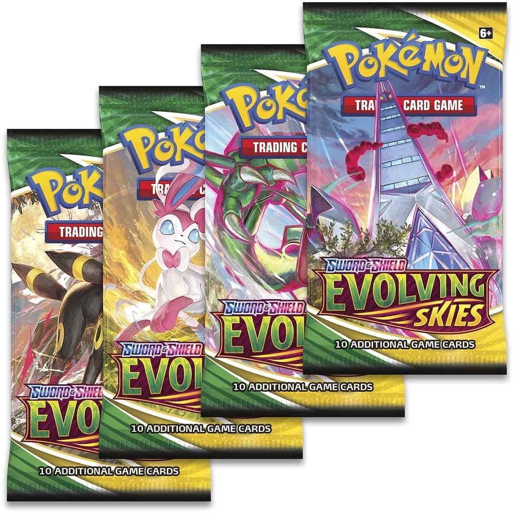 Gói bài Pokemon TCG - Sword & Shield Evolving Skies (1 gói)