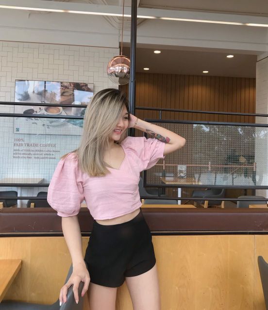 [Corn9] ÁO TAY PHỒNG ĐẮP CHÉO